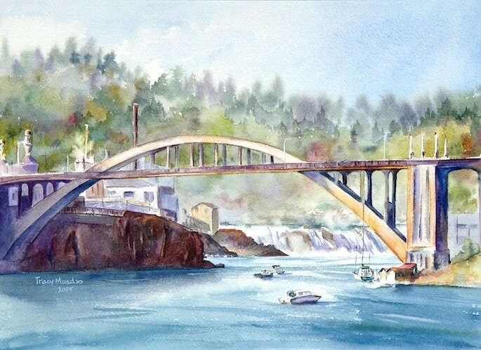 "Oregon City Bridge"