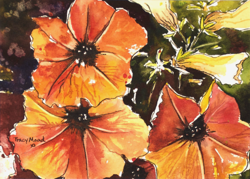 "Fall Petunias"