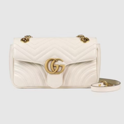 GG MARMONT SHOULDER BAG ( WHITE )