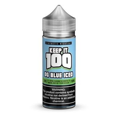 Keep It 100 OG Blue Iced 3mg