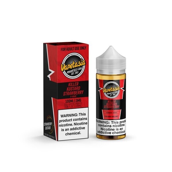 Vapetasia Killer Kustard Strawberry 3mg