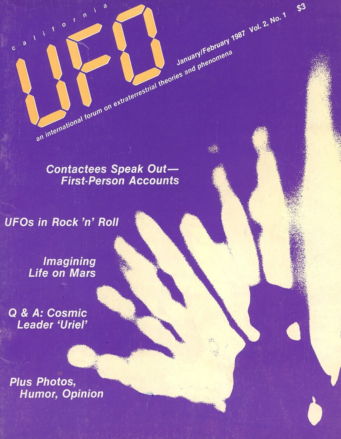 California UFO Magazine Volume 2 Issue 1 1987