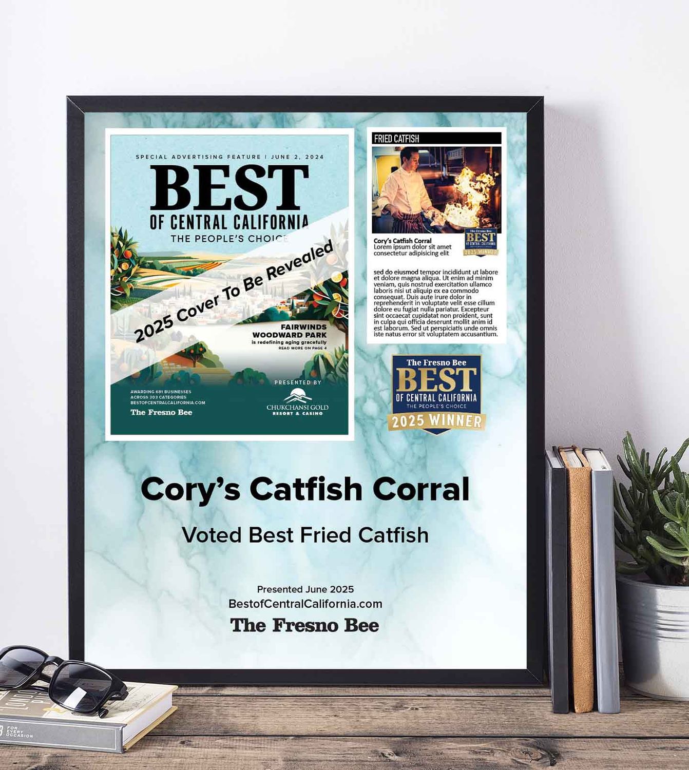 Winner&#39;s Cover Premium Plaque