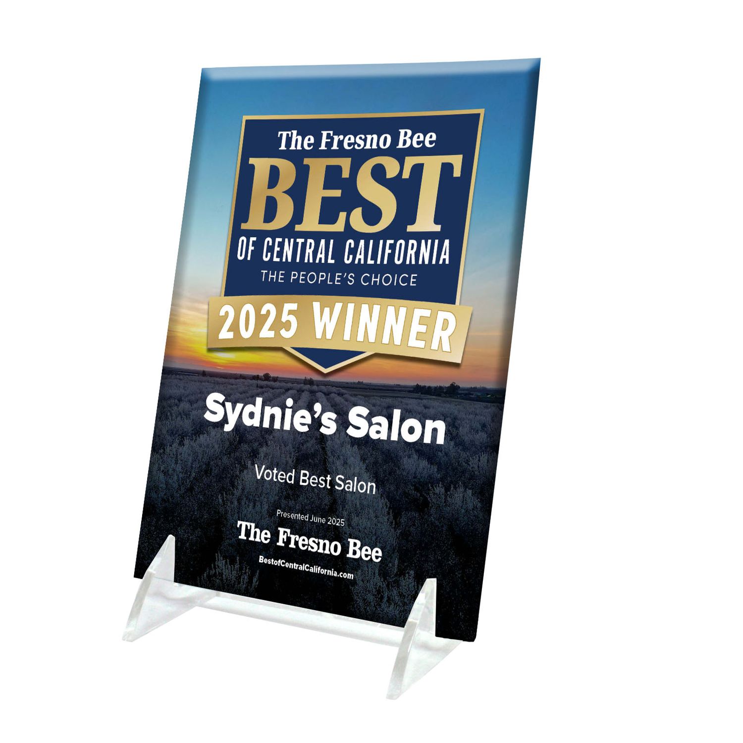 Crystal Keepsake Plaque