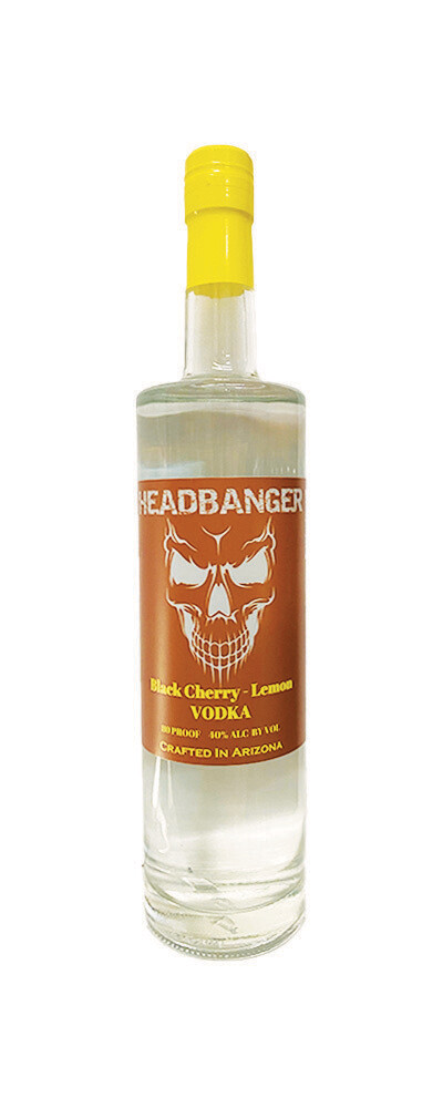 Headbanger Black Cherry - Lemon Vodka 80 Proof