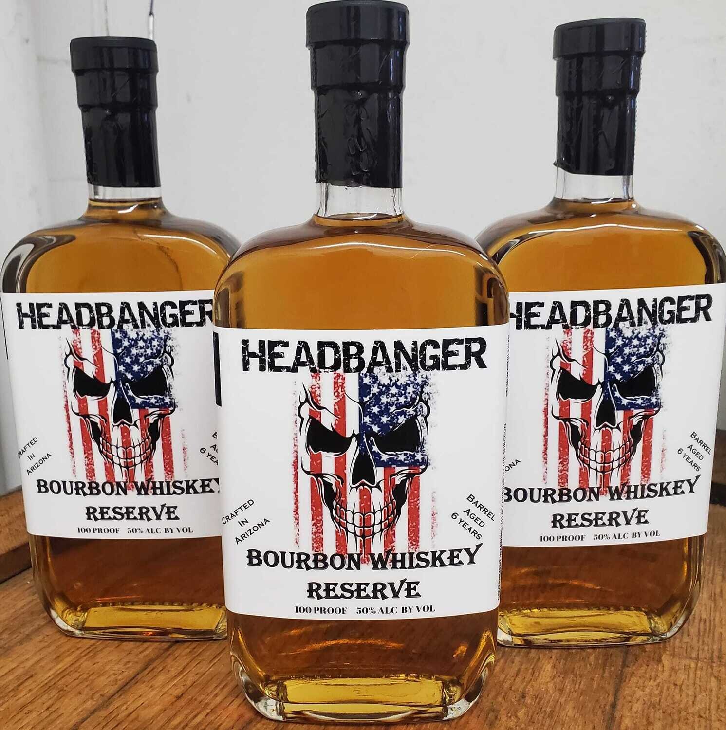 Headbanger Bourbon Whiskey "Reserve" 100 Proof