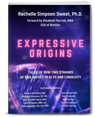 Paperback: Expressive Origins: Tales of how two Strands of DNA impact Health & Longevity.