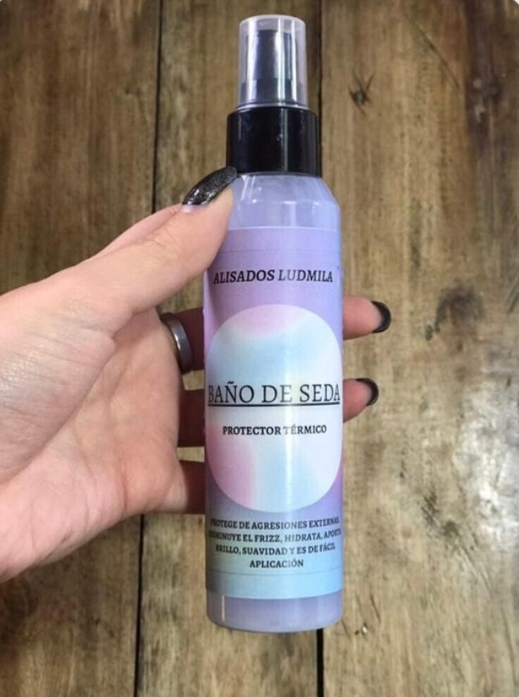 Baño de seda, protector térmico