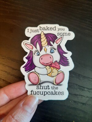 Rude Unicorn Sticker