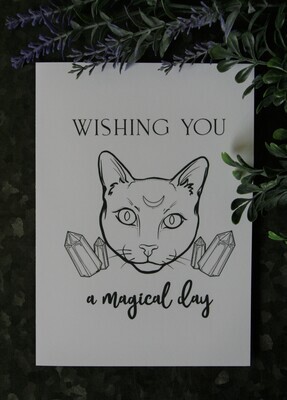 Wishing You A Magical Day - Blank Card