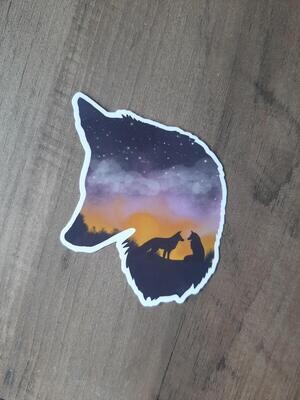 Fox Mates Sticker