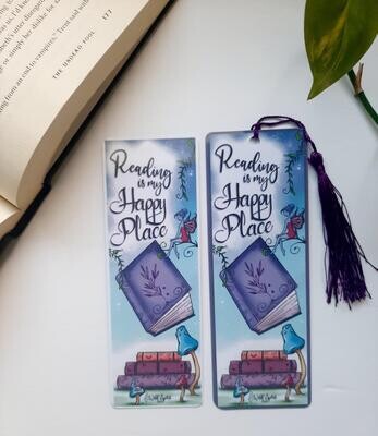 Reading Is My Happy Place bookmark
