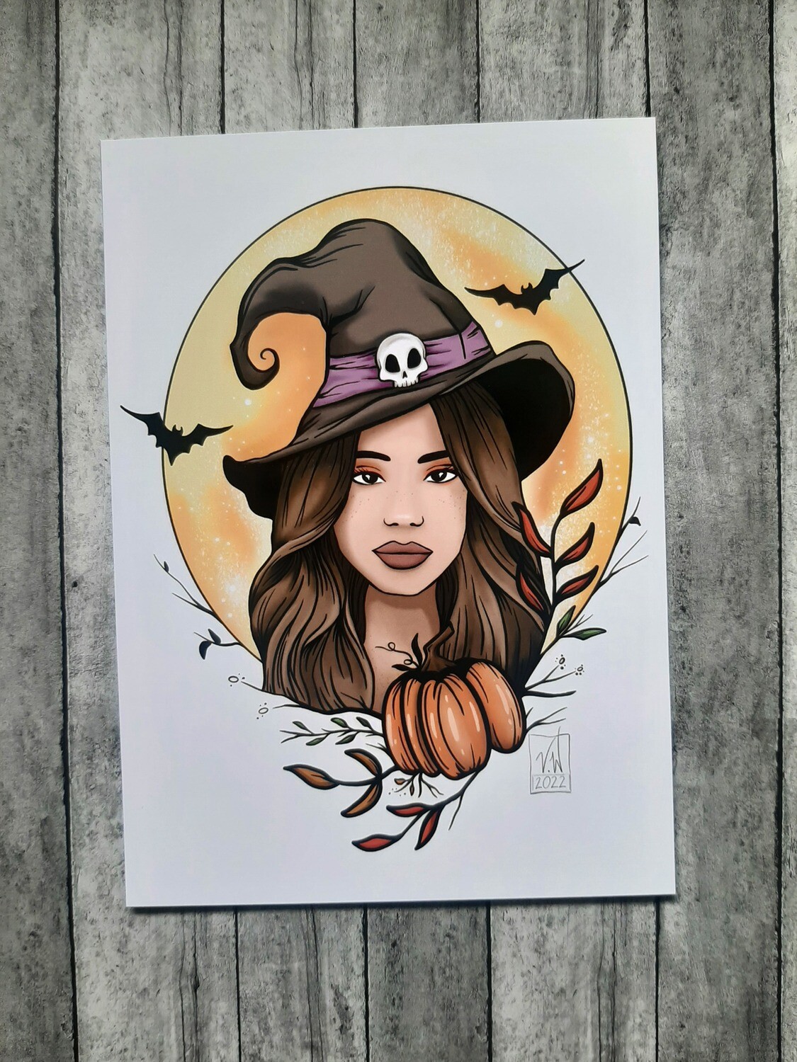 Spooky Autumn Art Print