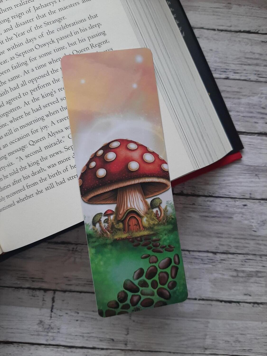 Mushroom House Bookmark