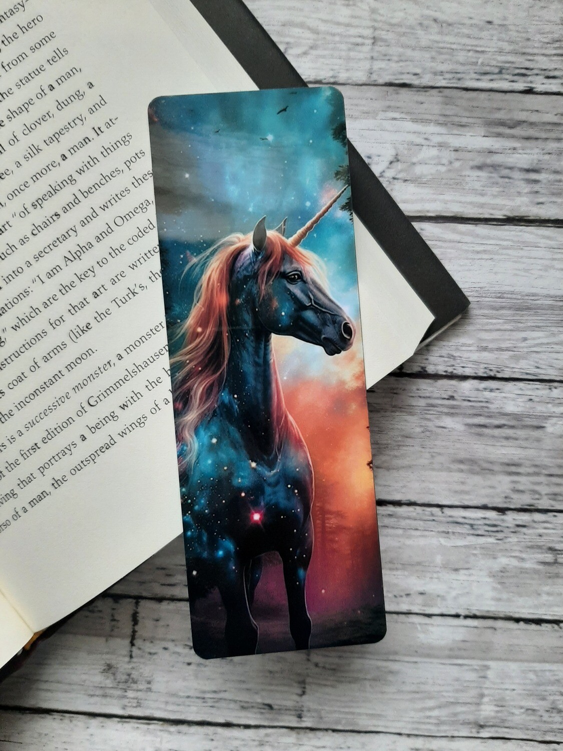 Unicorn Nebula Bookmark