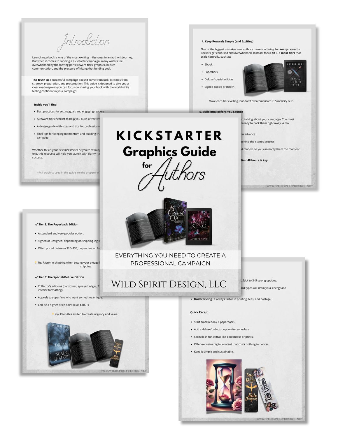 Kickstarter Graphics Guide for Authors Bundle