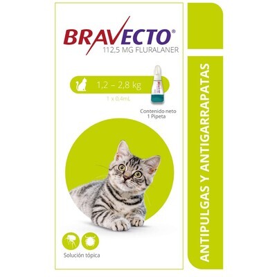 Bravecto Para Gato 1.2-2.8 kg