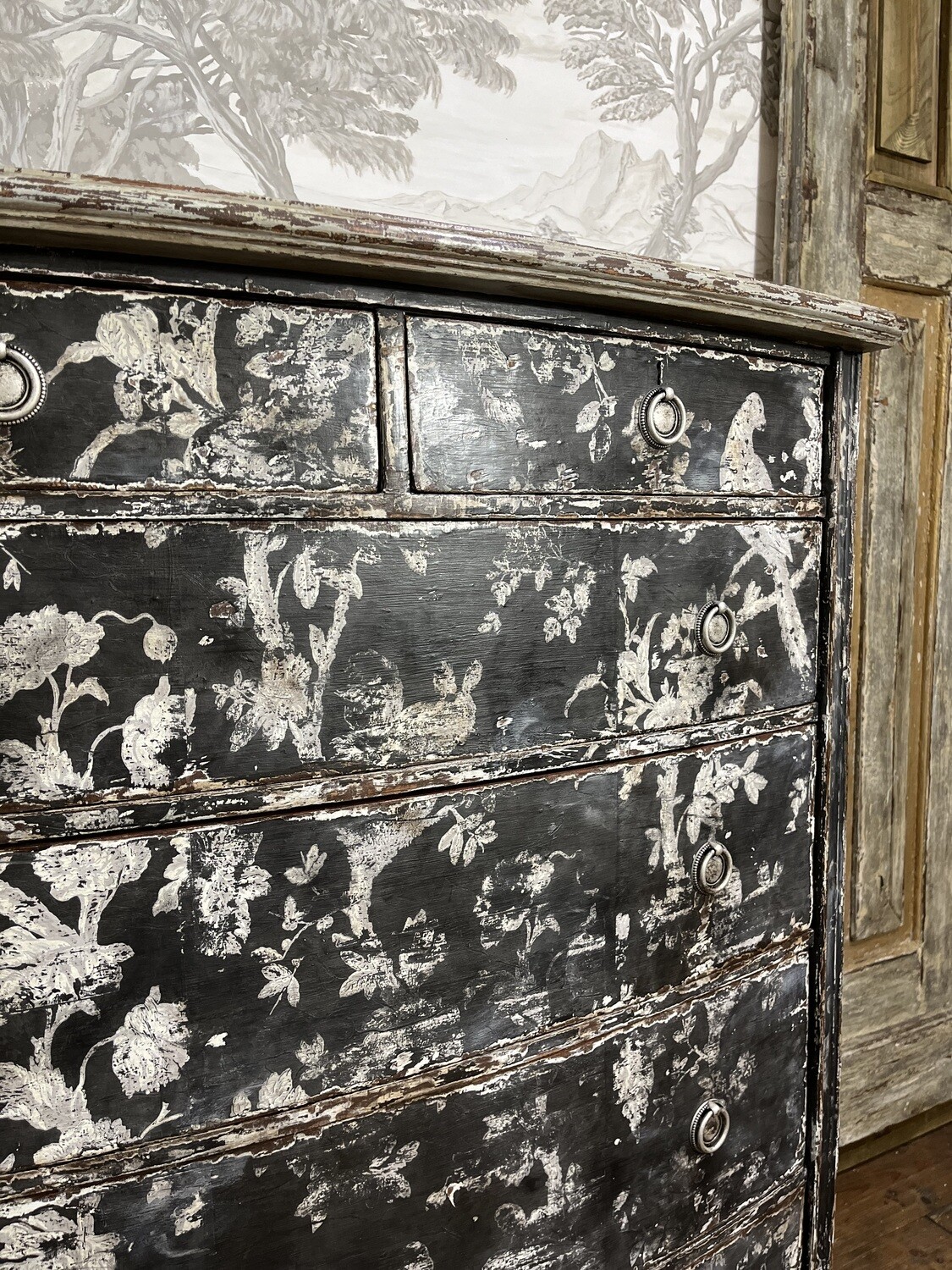Angielska bieliźniarka Grisaille Toile