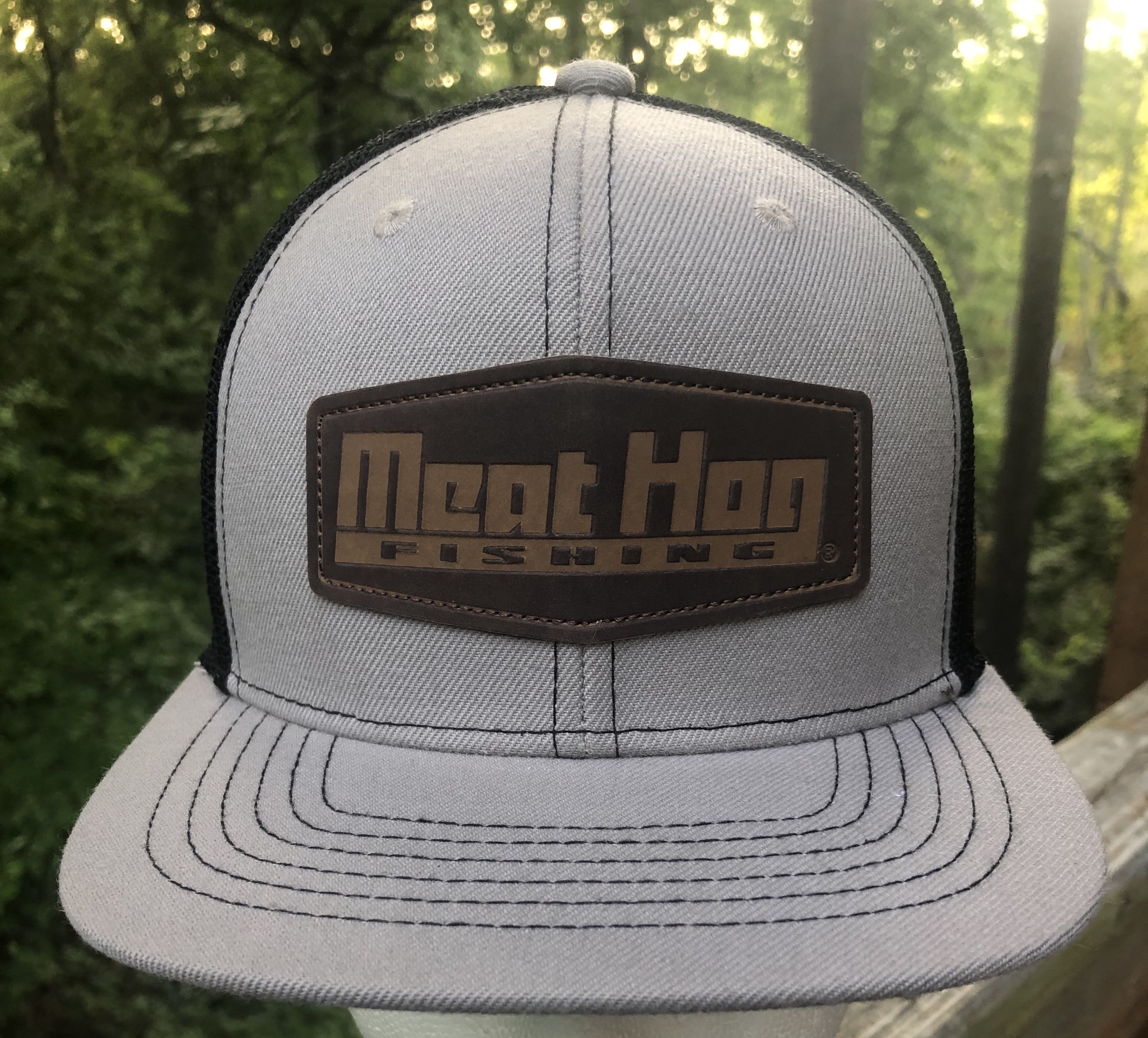 Meat Hog Leather patch hat 052319