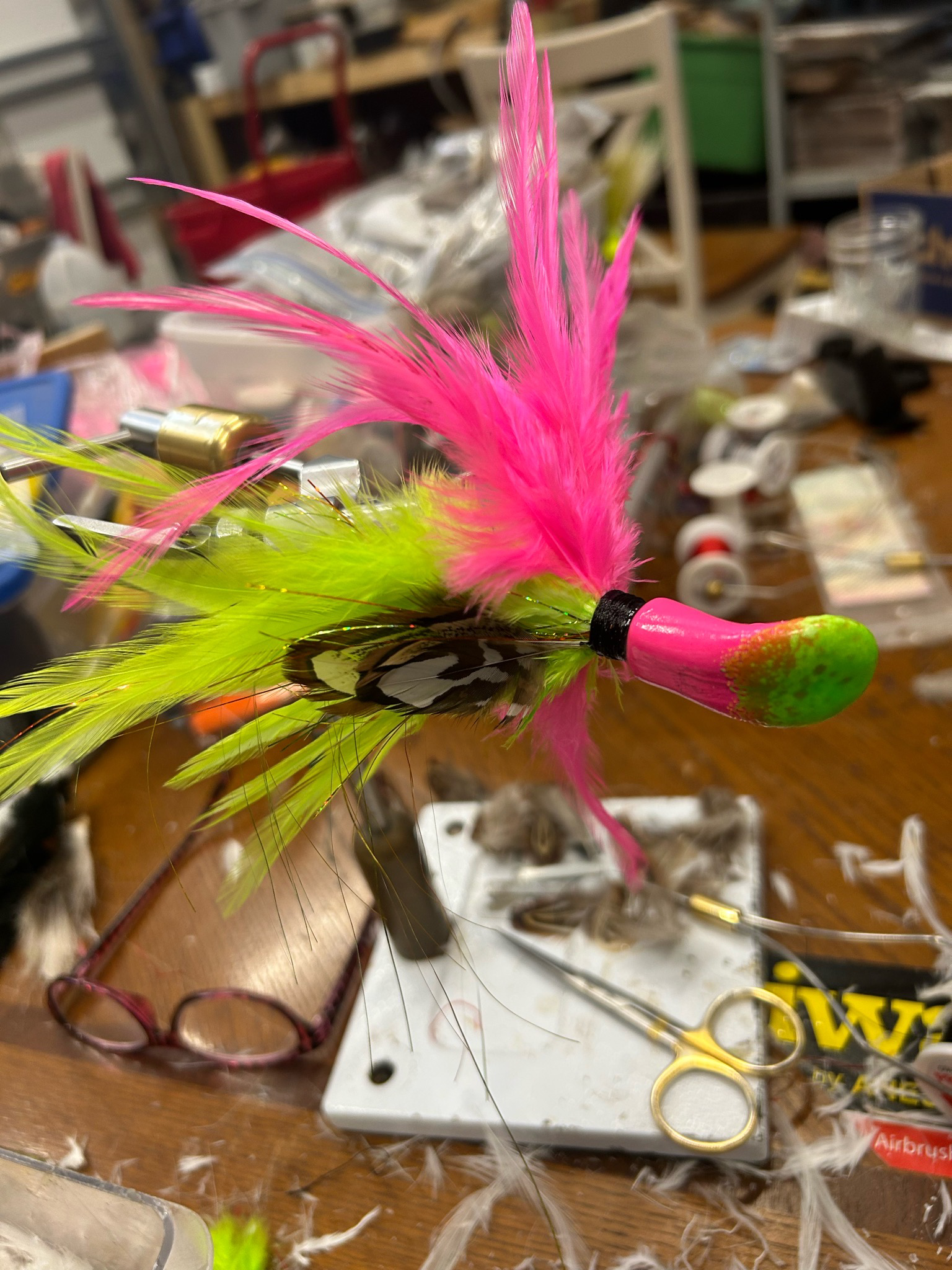 2.5 Pink/chartreuse Boxer 55577