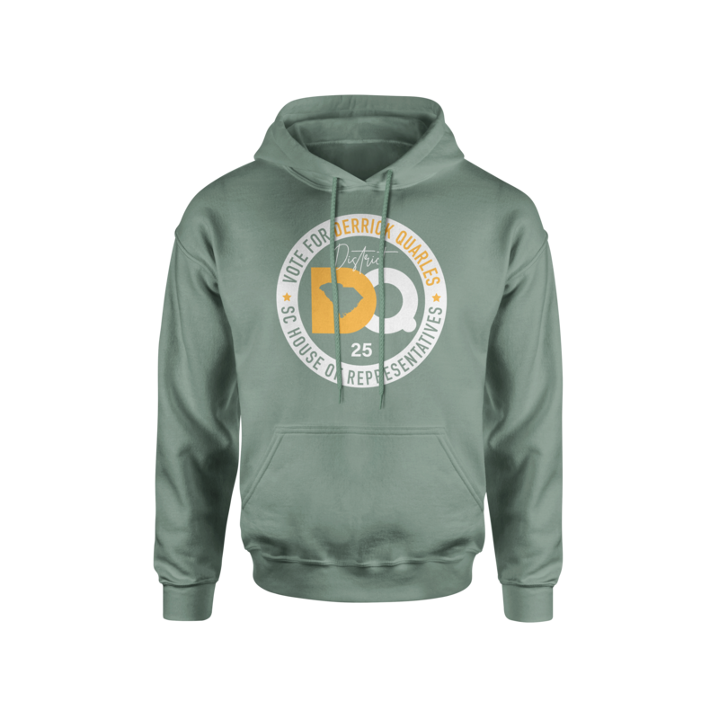 Olive Green DQ for District 25 Hoodie