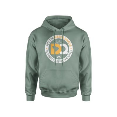 Olive Green DQ for District 25 Hoodie
