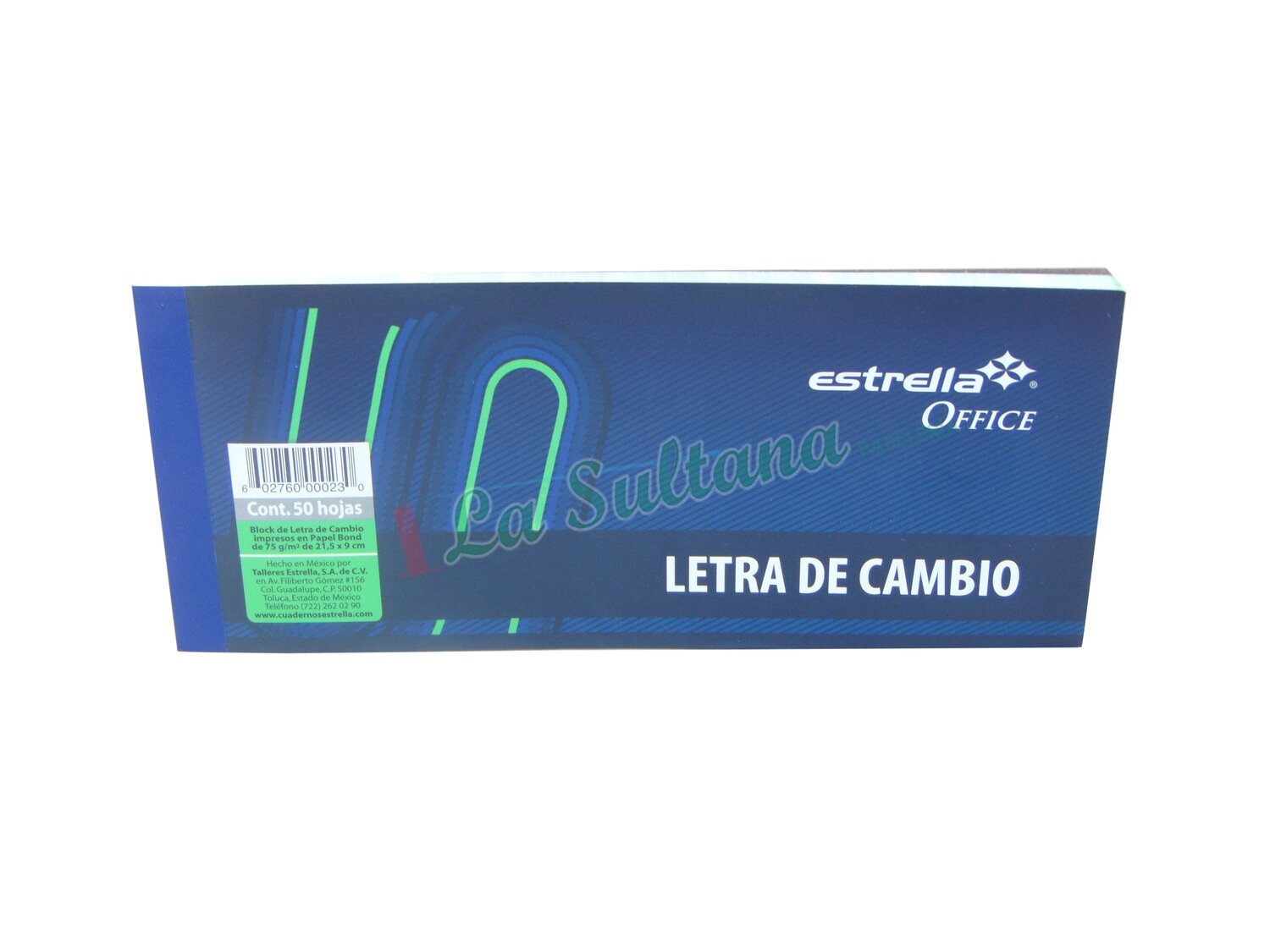 BLOCK LETRA DE CAMBIO ESTRELLA C/50H PZ