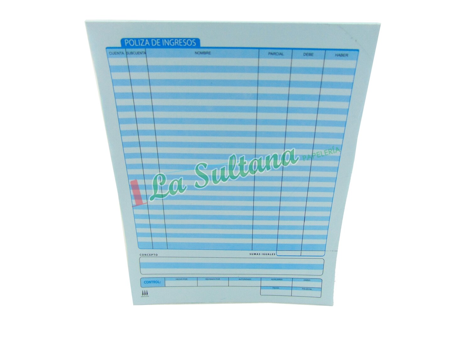 BLOCK POLIZA DE INGRESOS PINOS C/50H