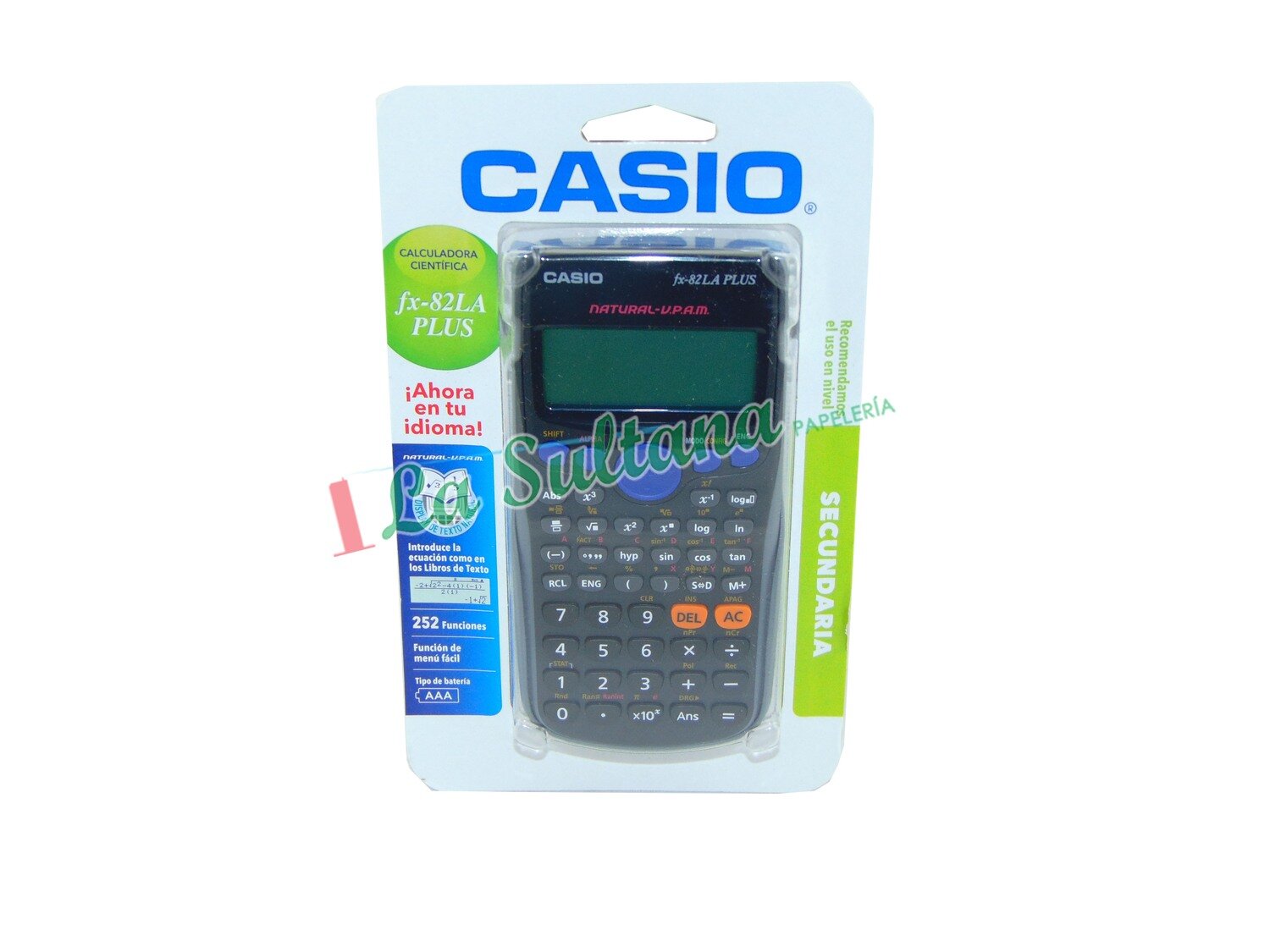 CALCULADORA CIENTIFICA CASIO FX-82LAPLUS PZ