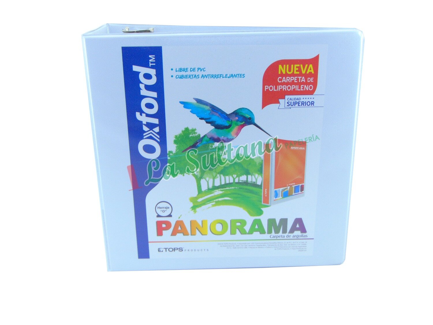 CARPETA OXFORD 3"  (7.6CM-600H) PZ