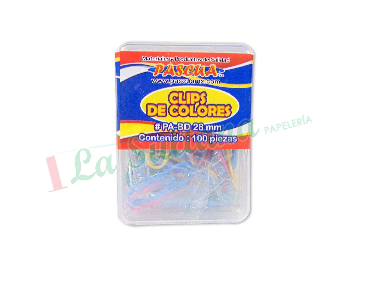 CLIP PASCUA COLORES C/100 PZ