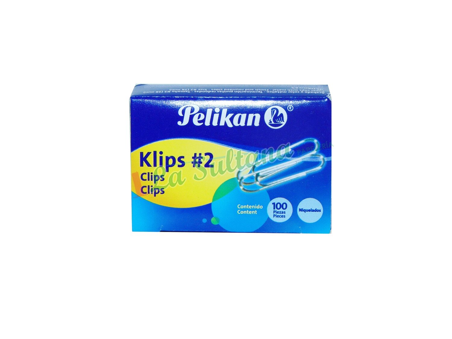CLIP P/PAPEL PELIKAN #2 C/100