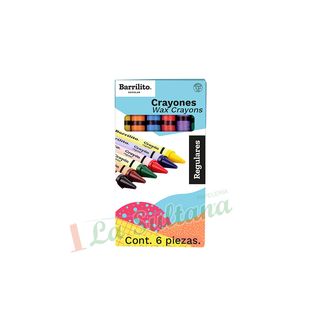 CRAYON BARRILITO REGULAR C/6
