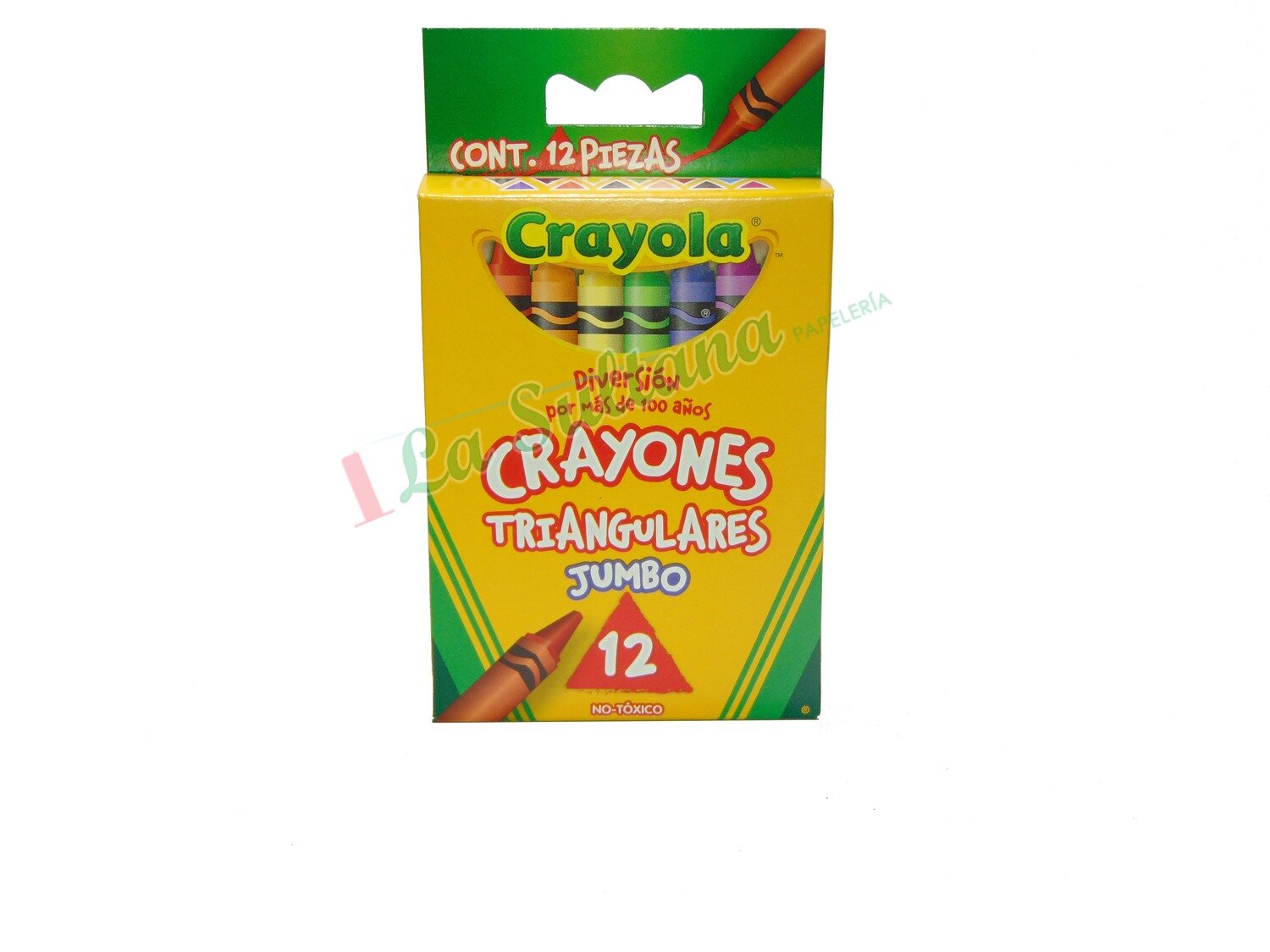 CRAYON CRAYOLA TRIANGULAR JUMBO C/12