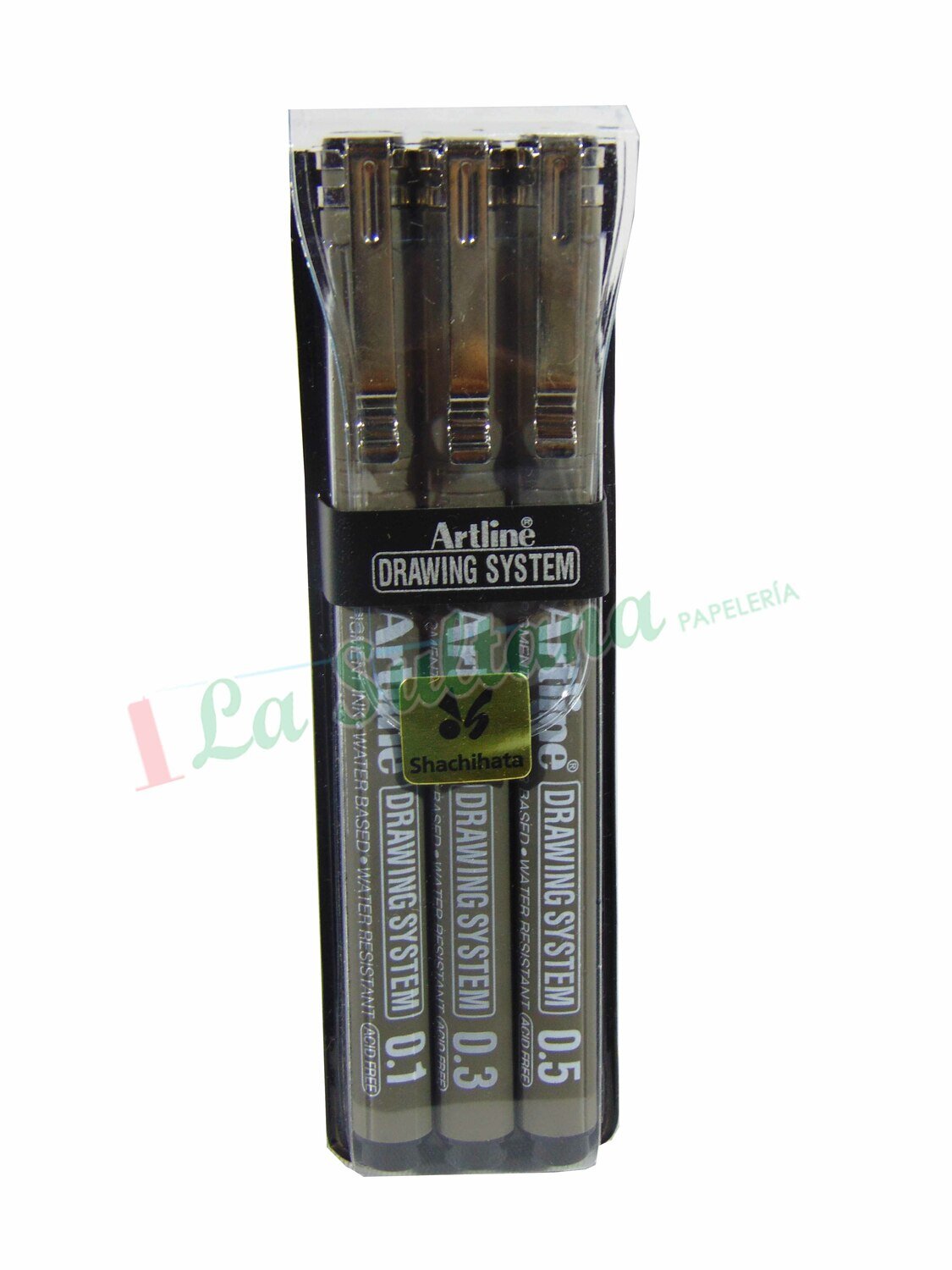 Lot De 3 Stylos Technique Artline 0,05 Mm, 0,1 Mm, 0,2 Mm - Encre Pigmentée Résistante à L'eau - Pour Dessin, Illustration, Design