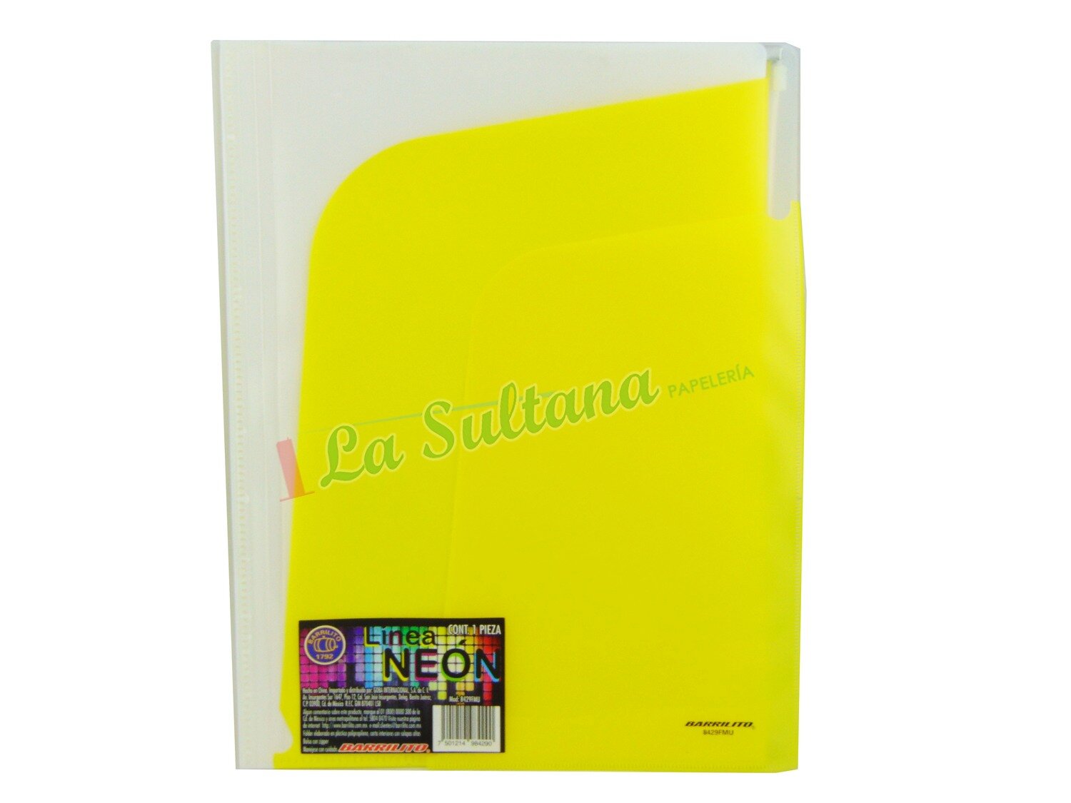 FOLDER PLASTICO CARTA 8429FMU PZ