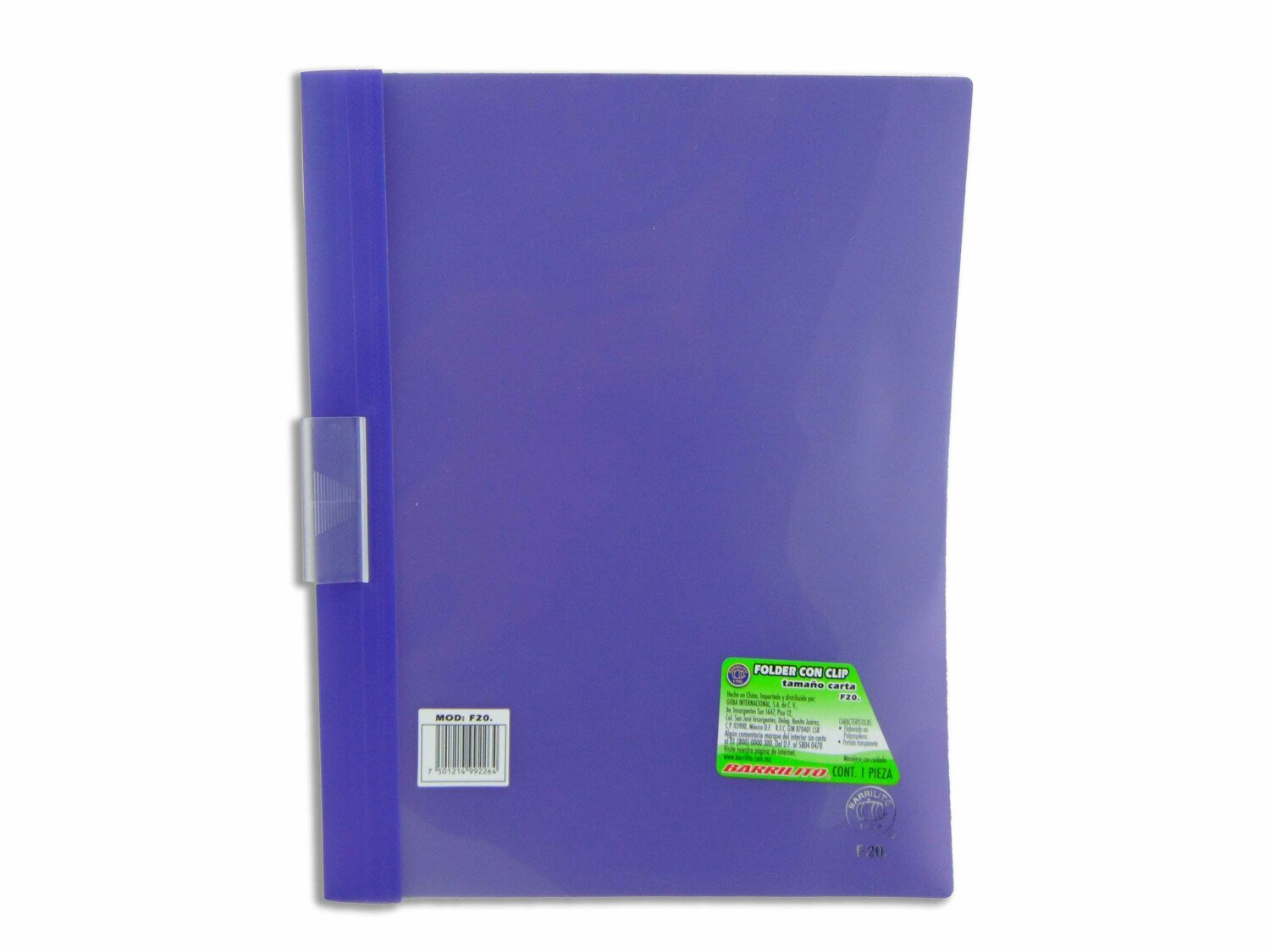 FOLDER PLASTICO F20 PZ