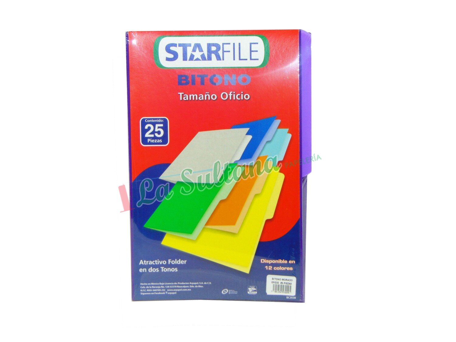 FOLDER STARFILE BITONO OFICIO C/25
