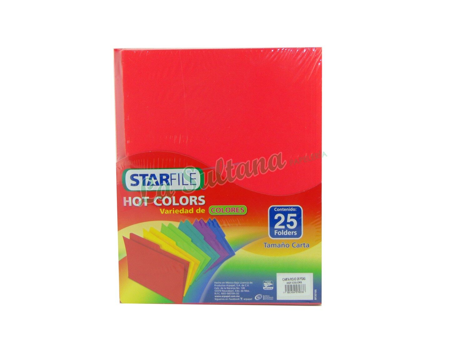 FOLDER STARFILE HOTCOLORS CARTA X COLOR C/25
