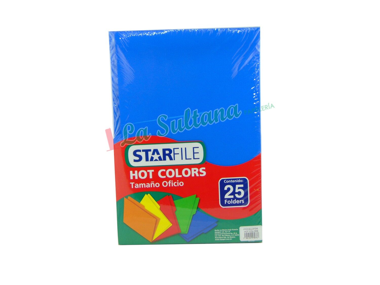 FOLDER STARFILE HOTCOLORS OFICIO X COLOR C/25