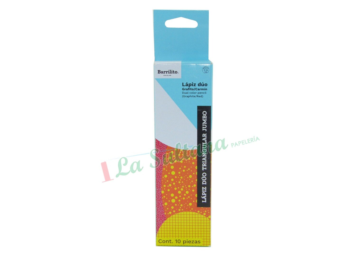 LAPIZ BARRILITO DUO JUMBO C/10
