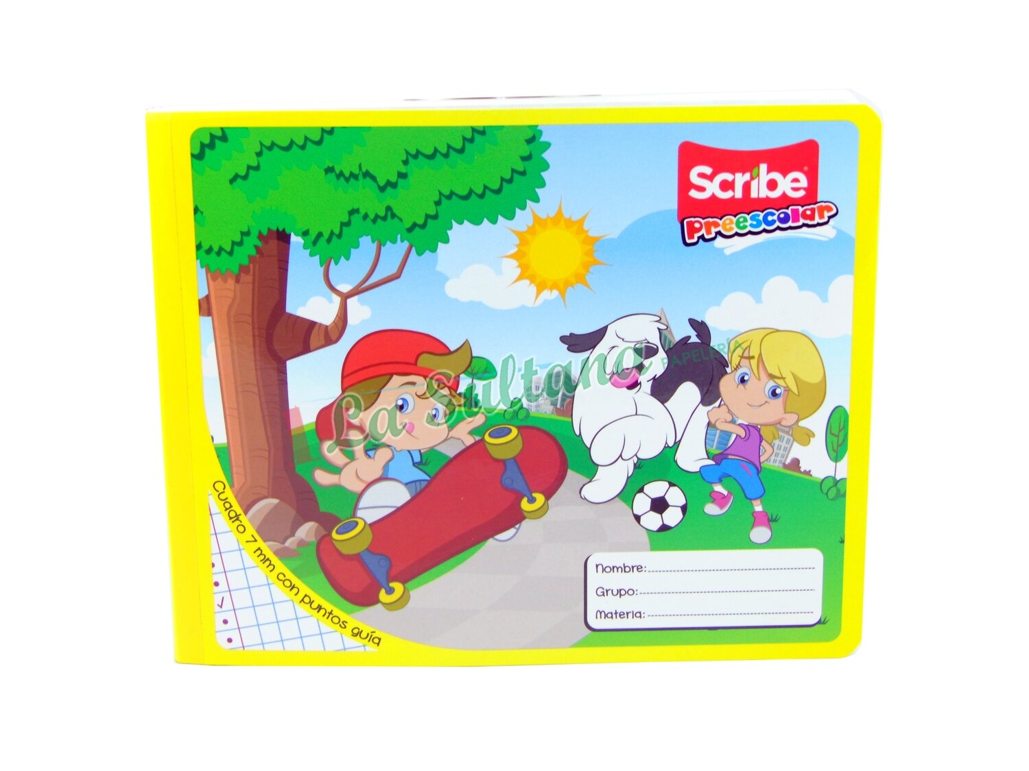 LIBRETA SCRIBE ITALIANA COSIDA PREESCOLAR C/80H PZ