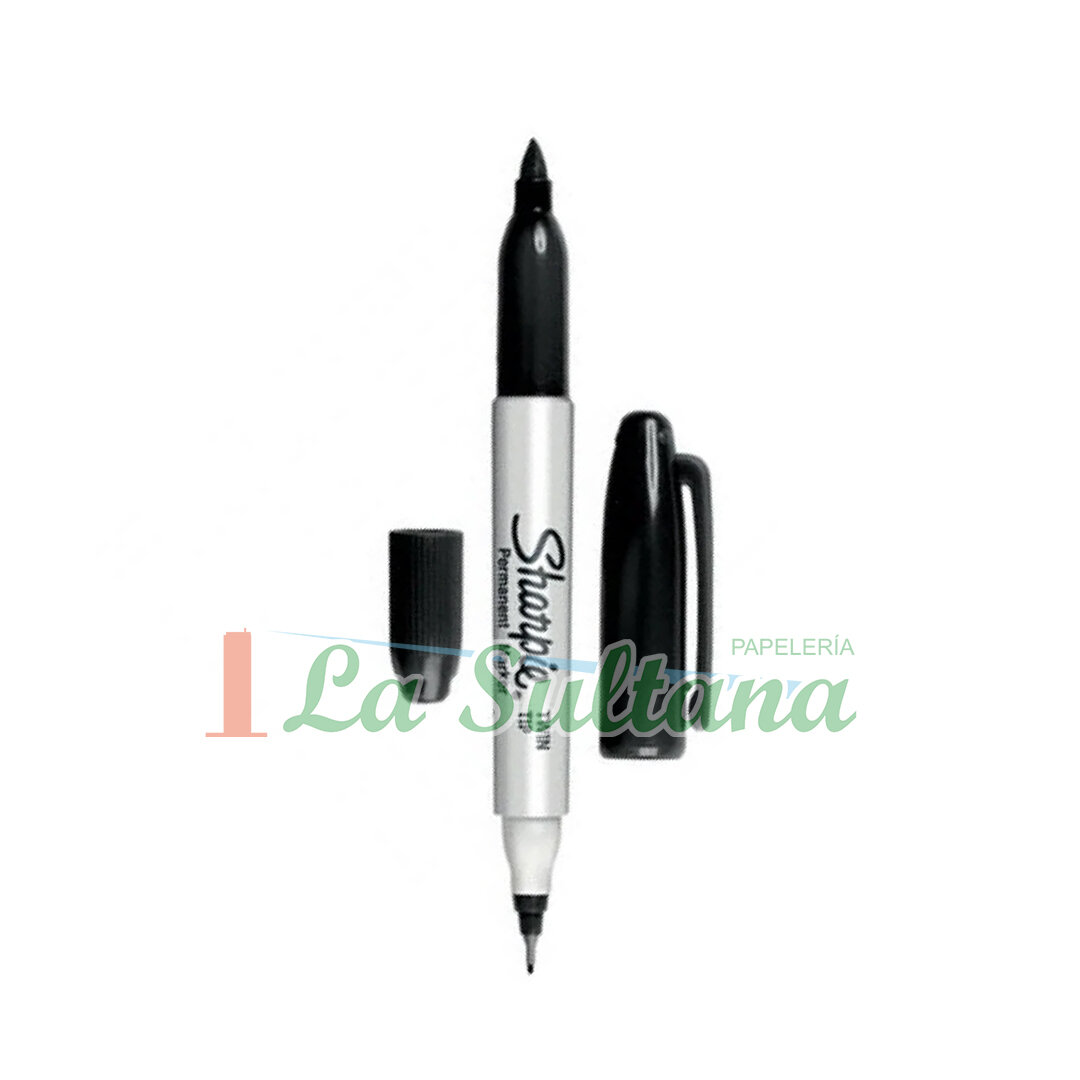 MARCADOR PERMANENTE SHARPIE TWIN TIP PZA