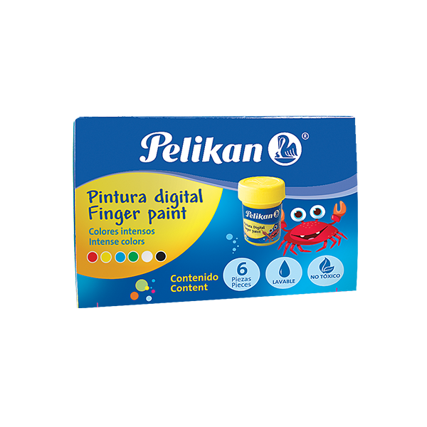 PINTURA DIGITAL PELIKAN 25ML C/6