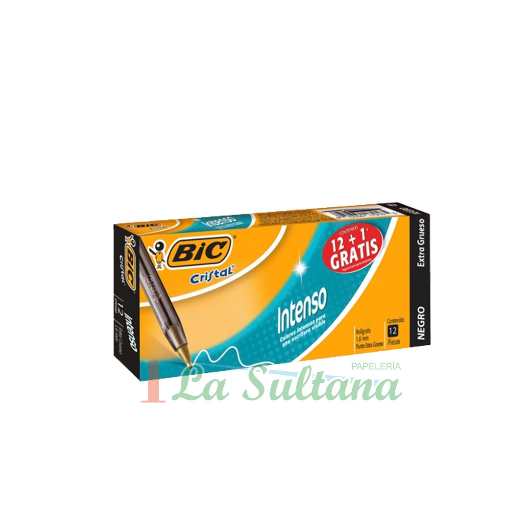 PLUMA CRISTAL INTENSO 1.6MM C/12
