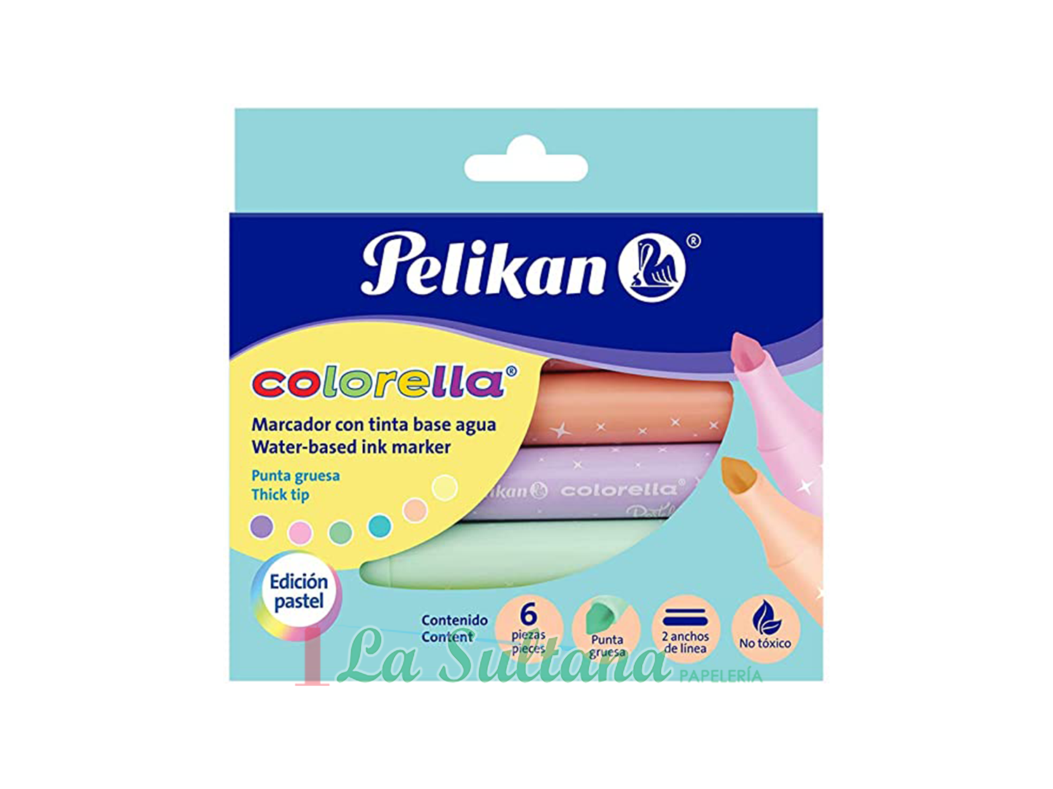 PLUMON COLORELA PASTEL C/6