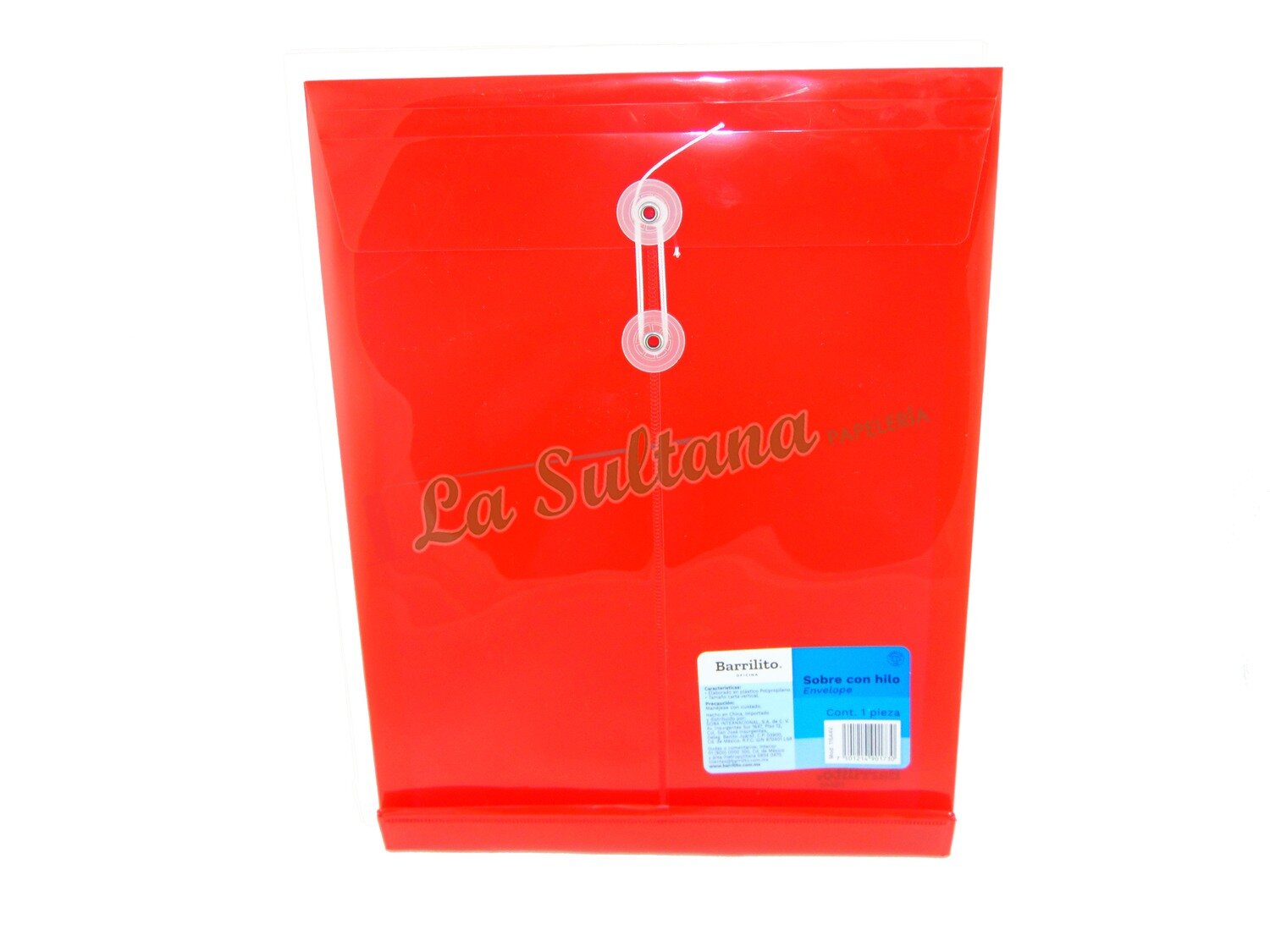 SOBRE PLASTICO C/HILO  CARTA MODELOS 115A/115V PZ