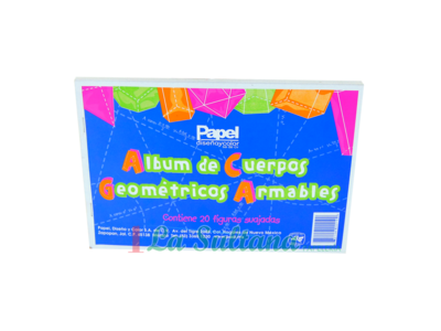 ALBUM CUERPOS GEOMETRICOS PADI C/20