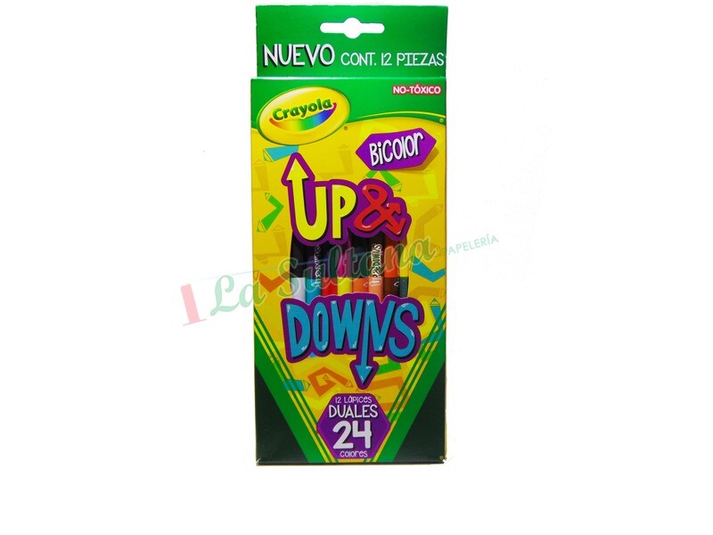 COLORES CRAYOLA DUALES C/12=24