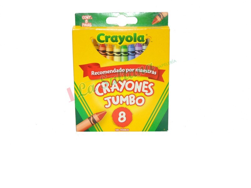CRAYON CRAYOLA JUMBO C/8